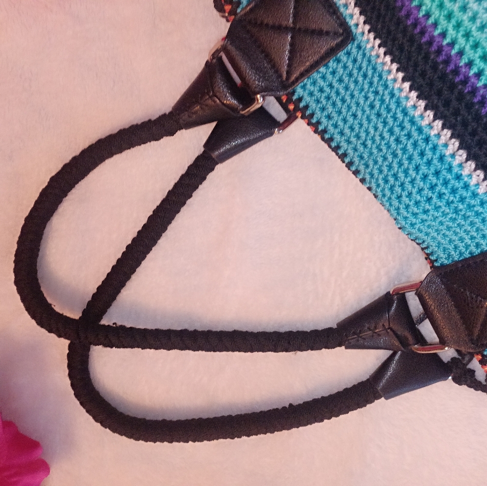 The Sak Multicolor Crochet Hobo Purse 👜 - Picture 7 of 12